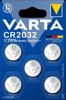 Baterie Litiu Varta CR 2032 3V blister 5 buc