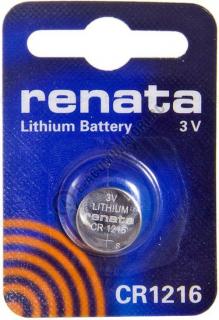 Baterie RENATA Lithium CR1216 BL1