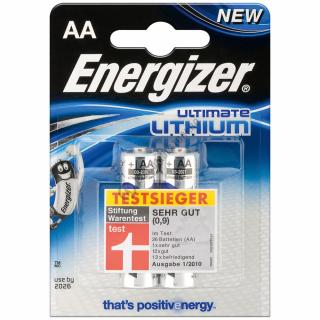 Baterii Energizer Ultimate Lithium AA blister 2 buc
