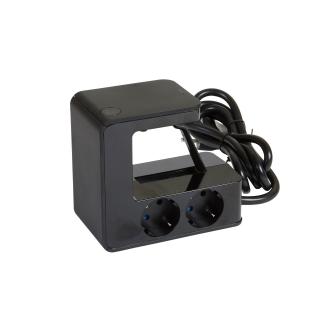 Blo multipriza clipsare pt birou  U-Power  4x2P+T si 2xUSB tipA (3,4A), cablu 1,5m, intrerupator-led, negru