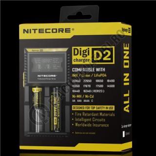 Incarcator Universal Inteligent NITECORE Digicharger D2 cu adaptor auto