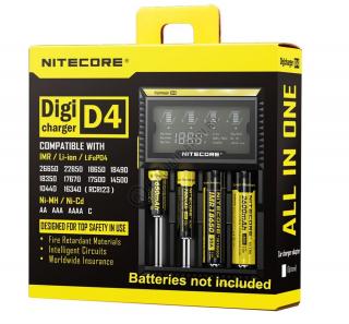 Incarcator Universal Inteligent NITECORE Digicharger D4 fara adaptor auto