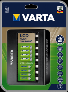 Incarcator Varta LCD Multi Charger+ 57681 AAA, AA 8 canale