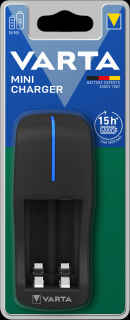 Incarcator Varta Mini Charger 57646 R6 R3 + 2 Acumulatori Varta Power AA R6 2100 mah