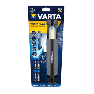 Lanterna Varta LED Work Flex Telescope Light 18646