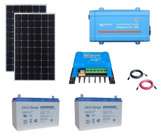 Sistem fotovoltaic MORE+ Off-Grid 840Wp cu invertor de 500VA