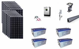 Sistem fotovoltaic off-grid Poweracu 5kwp prindere tabla