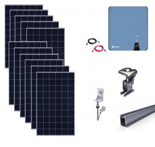 Sistem Fotovoltaic Trifazat BASIC On-Grid 4kWp, stocare 5kWh - Panouri Monocristaline CanadianSolar Longi Jinko  casaverde2024   E-Acumulatori