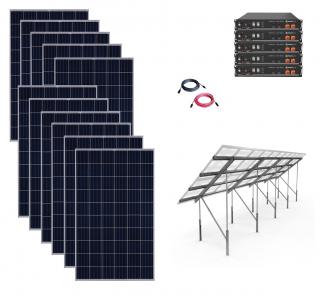 Sistem fotovoltaic trifazat off-grid 10000Wp 400V pentru irigatii