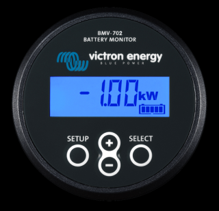 Sistem monitorizare baterii Victron Energy BMV-702 63mm Negru