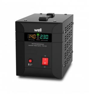 Stabilizator automat de tensiune cu Triac WELL 2000VA 1400W AVR-TRC-AGILE2000-WL