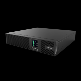 UPS nJoy Aster 1K, 1000VA 900W, LCD Display, online dubla-conversie, 8 IEC C13 cu Protectie, Management, rack 2U