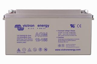 Victron Energy 12V 165Ah AGM Deep Cycle Batt. (M8)