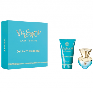 Gianni Versace Pour Femme Dylan Turquoise 30ml EDT + 50ml Gel de duș Set