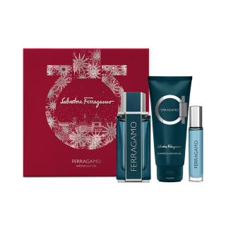 Salvatore Ferragamo Ferragamo Intense Leather 100ml EDP + 100ml Gel de duș + 10ml EDP Set