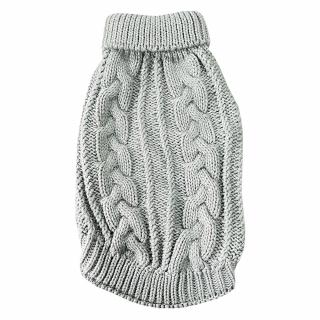 4DOG DELUXE Haina pentru Caine, Warm Sweater Gri, 35 cm