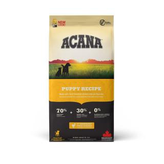 ACANA Heritage Junior Medium, hrana uscata caine, 17kg