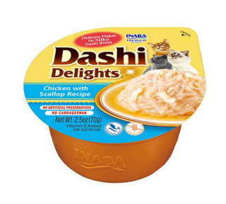 CHURU Dashi Delights, Hrana Umeda Pisica Adult, Pui si Scoici, 70g