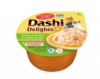 CHURU Dashi Delights, Hrana Umeda Pisica Adult, Pui, Ton si Scoici, 70g