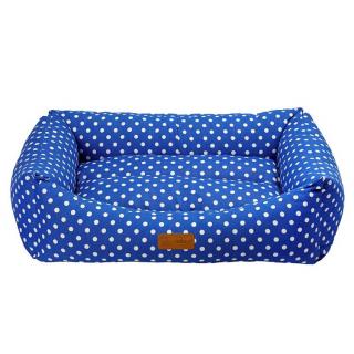 Culcus 4DOG DELUXE Makarons L 78x60x22CM Albastru