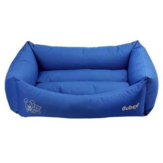 Culcus 4DOG DELUXE Oxford L 78x60x22CM Albastru