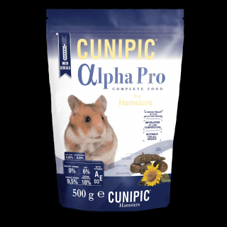 CUNIPIC Alpha Pro, hrana hamsteri, 500g (Termen redus - 07.06.2025)