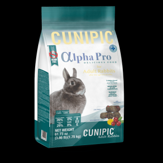 CUNIPIC Alpha Pro, hrana iepure adult, 500g