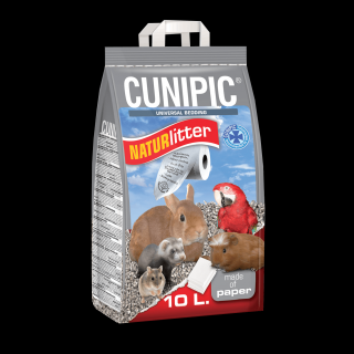 CUNIPIC Naturlitter, asternut igienic universal hartie, 10L