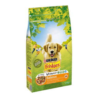 FRISKIES DOG BALANCE PUI SI LEGUME 15KG (Termen redus - 30.08.2025)
