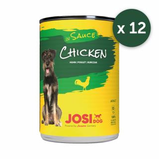 Hrana umeda Caini JOSIDOG Chicken in sauce 12x415g (Termen redus - 06.10.2024)