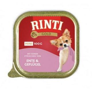 Hrana Umeda Caini RINTI Gold Mini Pate Rata si Pui 100 GR (Termen redus - 15.10.2024)