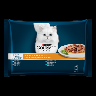Hrana Umeda Pisici GOURMET Perle Mini Fileuri in Sos 4x85g (Termen redus - 28.08.2025)