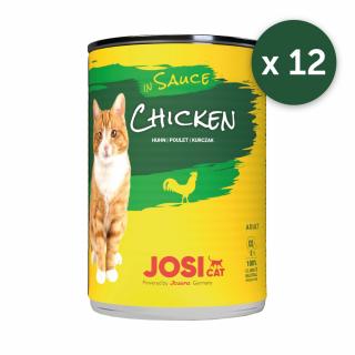 Hrana umeda Pisici JOSICAT Chicken in sauce 12x415g