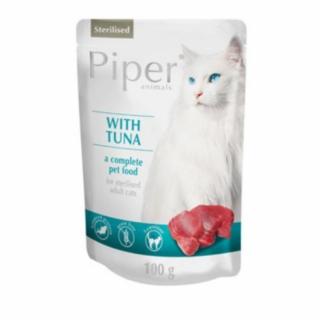 Hrana Umeda Pisici PIPER Adult Sterilizat Ton 100g