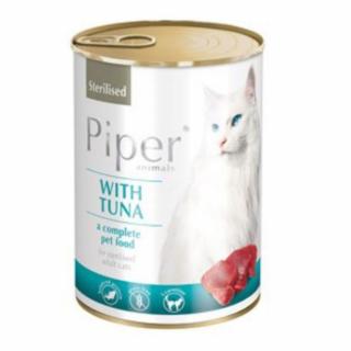 Hrana Umeda Pisici PIPER Adult Sterilizat Ton  400g