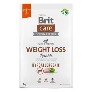 Hrana Uscata Caini BRIT CARE Hypoallergenic Weight Loss 3kg