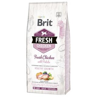 Hrana Uscata Caini BRIT FRESH Chicken and Potato Puppy 12kg