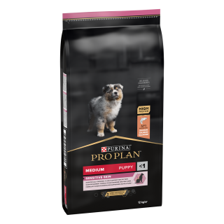 Hrana Uscata Caini PRO PLAN Puppy Medium Sensitive Skin Somon 12kg