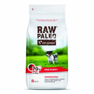 Hrana Uscata Caini RAW PALEO Mini Puppy Vita 8kg