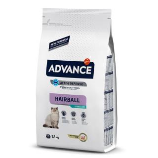 Hrana Uscata Pisici ADVANCE Sterilised Hairball 1,5kg