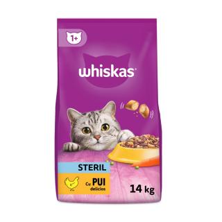 Hrana Uscata Pisici WHISKAS Adult Sterilizat Pui 14kg