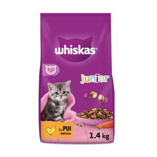 Hrana Uscata Pisici WHISKAS Kitten Pui 1,4kg
