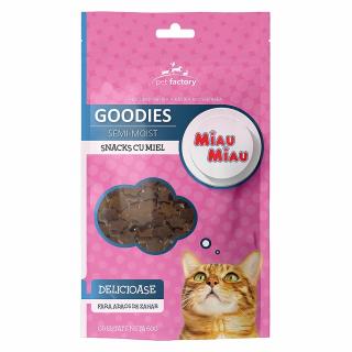 MIAU MIAU Goodies Snacks, Recompense pentru Pisica, Stelute, Miel, 60g