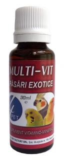 Multi-Vit Pasari Exotice 4PET 30ml