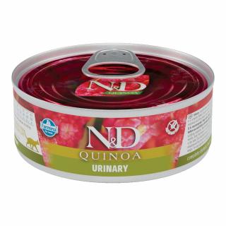 ND Quinoa Urinary, Hrana Umeda Pisica Adult, Rata si Merisoare, 80g