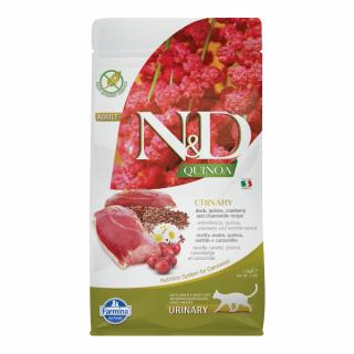 ND Quinoa Urinary, Hrana Uscata Pisica Adult, Rata si Merisoare, 5kg