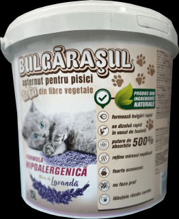 Nisip Pisici BULGARASUL Tofu Lavanda 15L 6,2kg