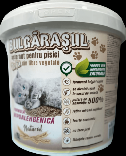 Nisip Pisici BULGARASUL Tofu Natural 15L 6,2kg