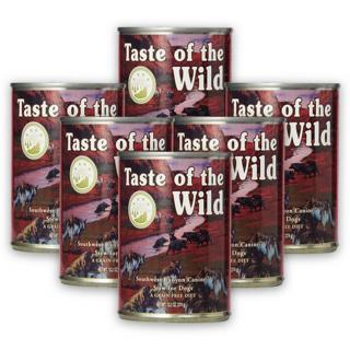 Pachet Conserve Caini TASTE OF THE WILD Southwest Canyon 390g x 6 buc