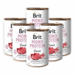 Pachet Economic Hrana Umeda Caini BRIT MONO PROTEIN Lamb 6x400g